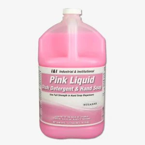 Industrial and Institutional Pink Liquid Dish Detergent & Hand Soap