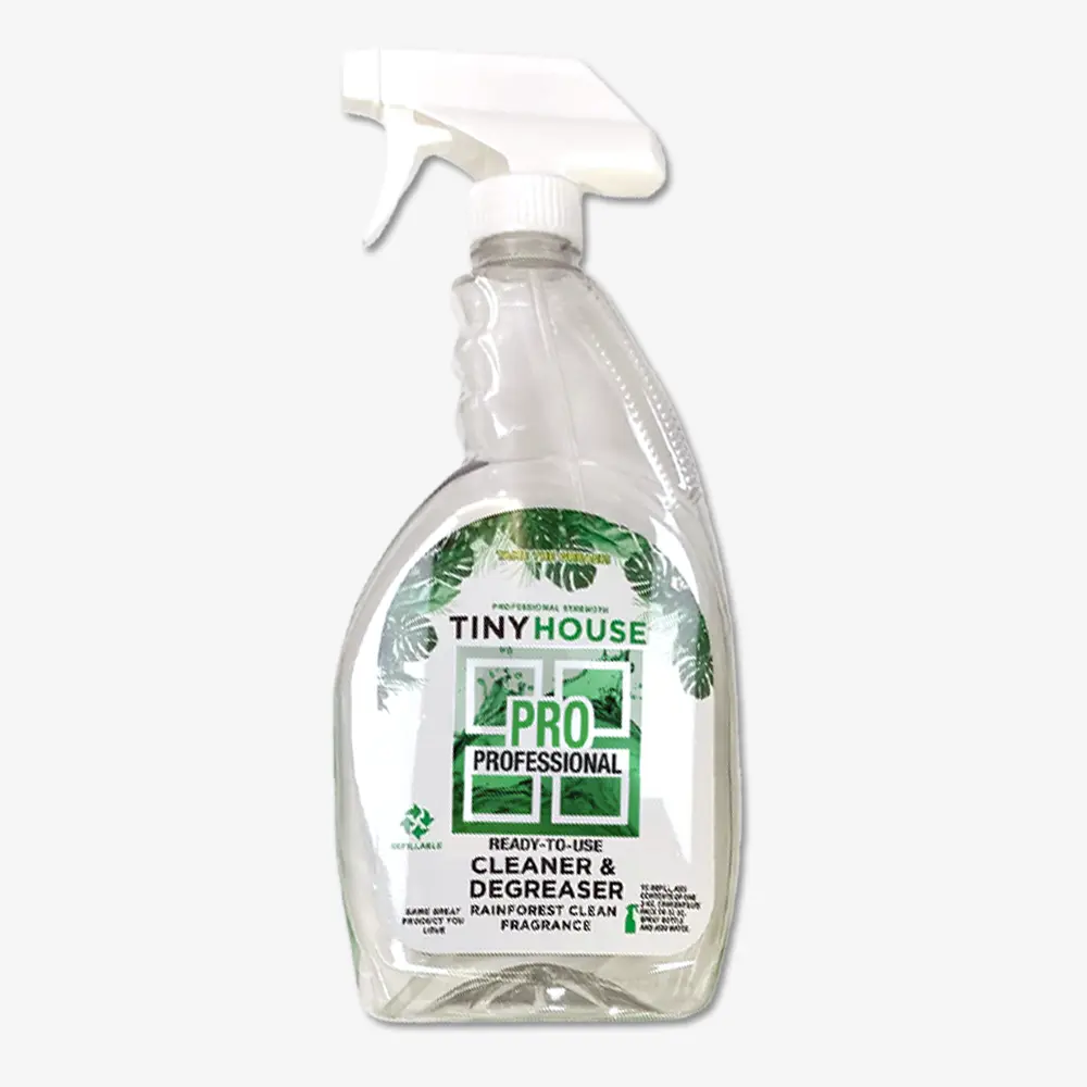 Tiny House® PRO Cleaner & Degreaser Kit: Refill Bag and Spray Bottle - Image 5
