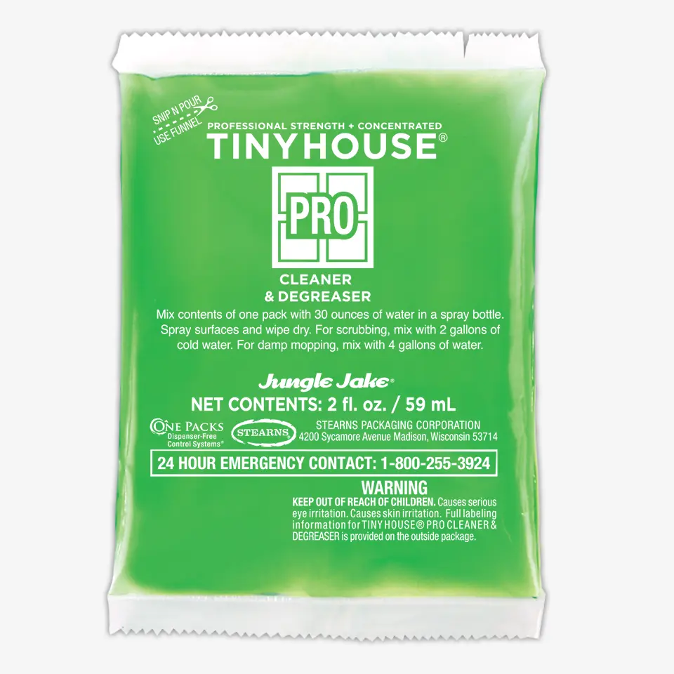 Tiny House® PRO Cleaner & Degreaser Kit: Refill Bag and Spray Bottle - Image 3