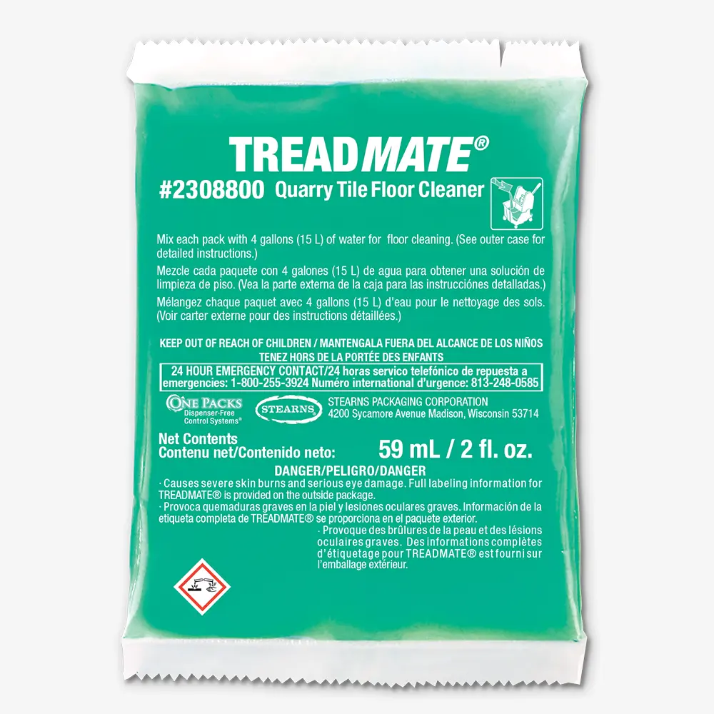 One Packs® TreadMate™ Quarry Tile Floor Cleaner - Image 2