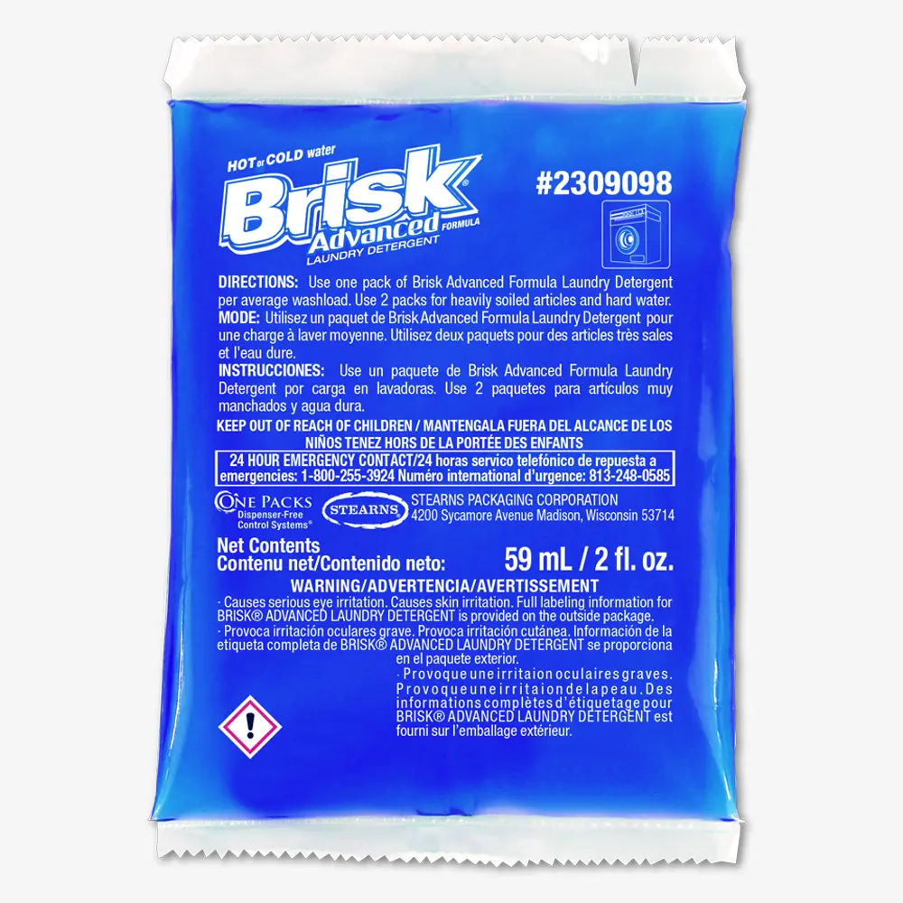One Packs® Brisk® Advanced Formula Laundry Detergent - Image 2