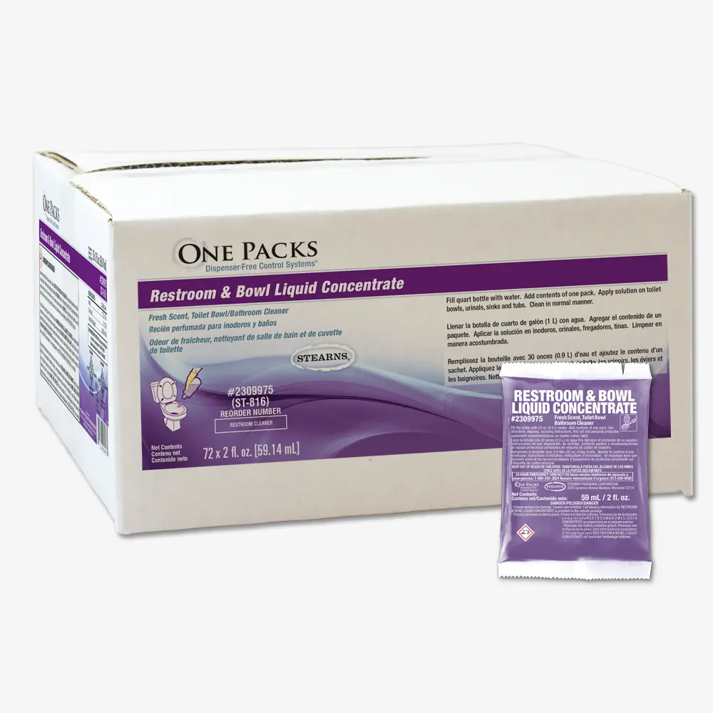 One Packs® Restroom & Bowl Liquid Concentrate