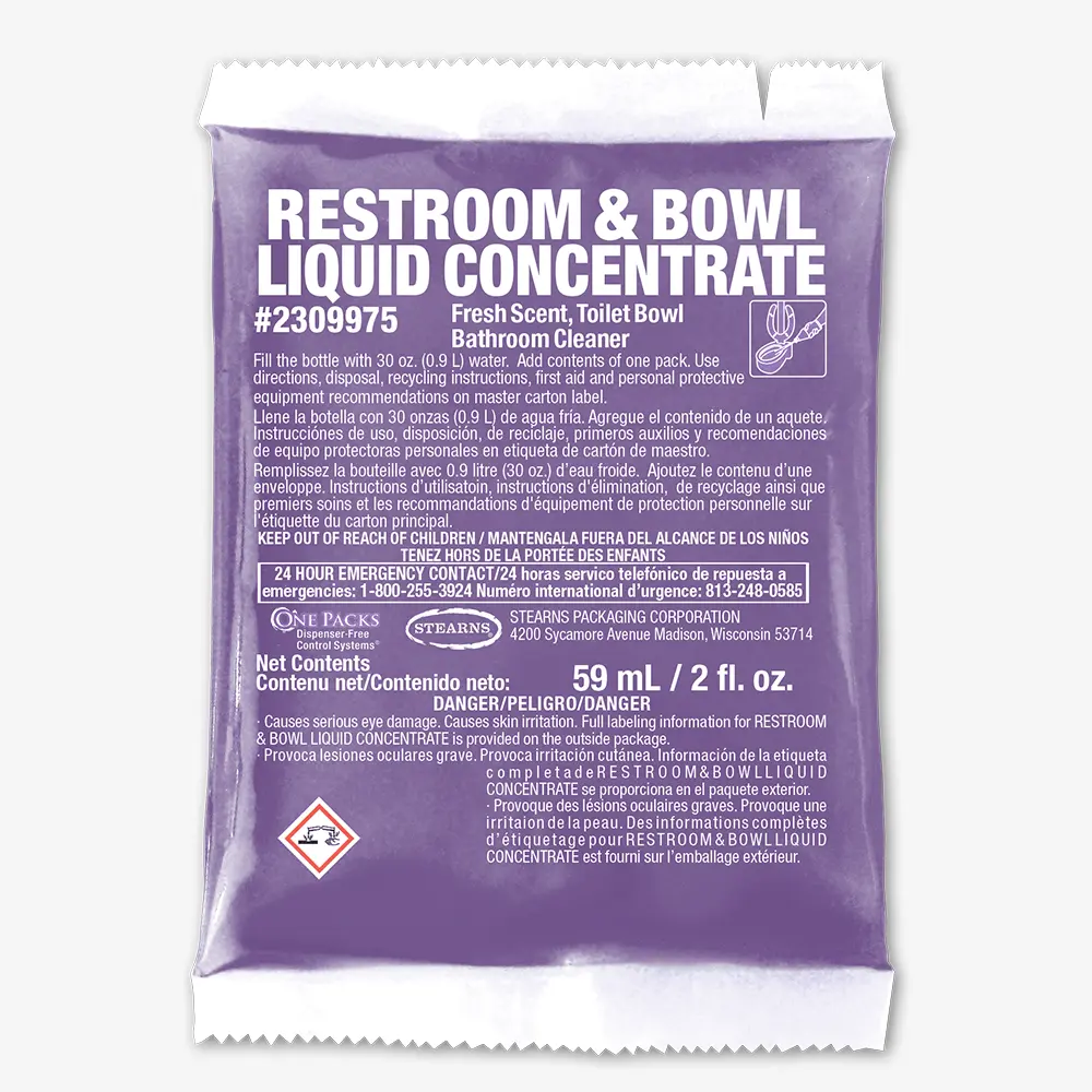 One Packs® Restroom & Bowl Liquid Concentrate - Image 2