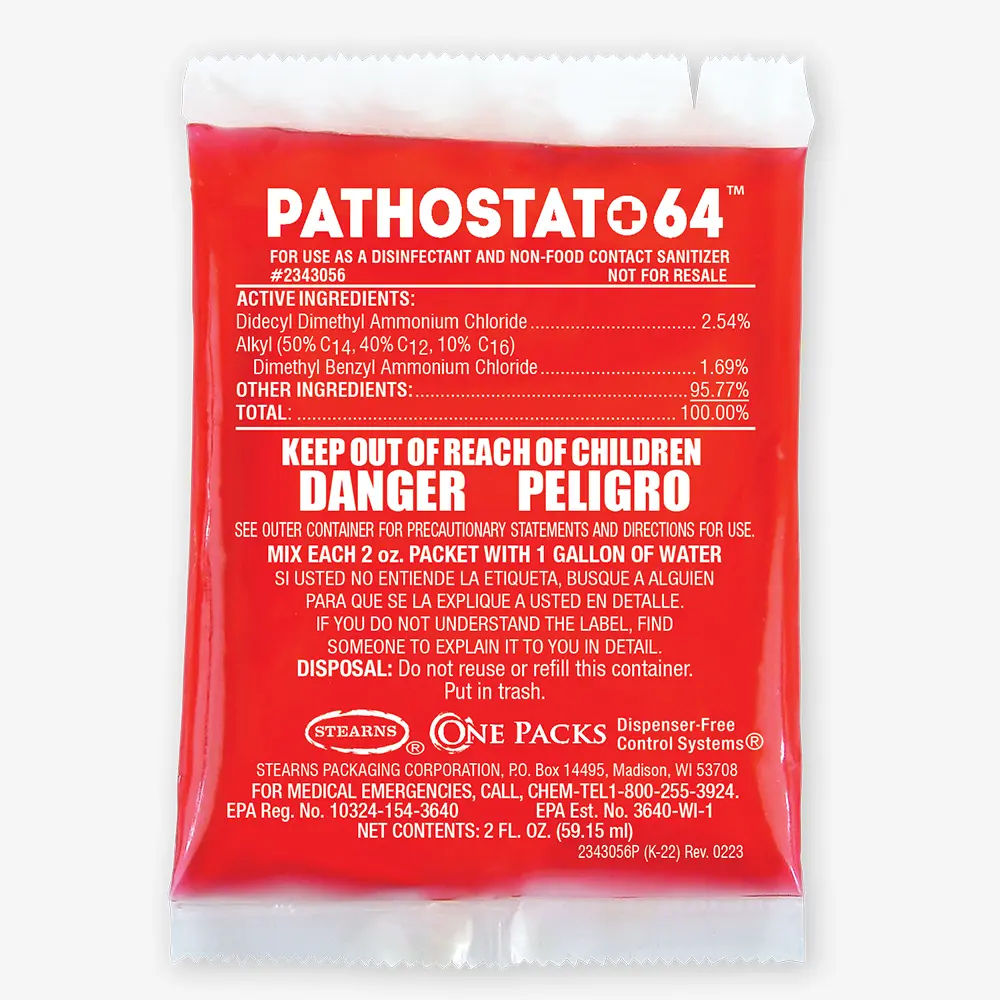 One Packs® Pathostat 64™ Disinfectant Cleaner - Image 5