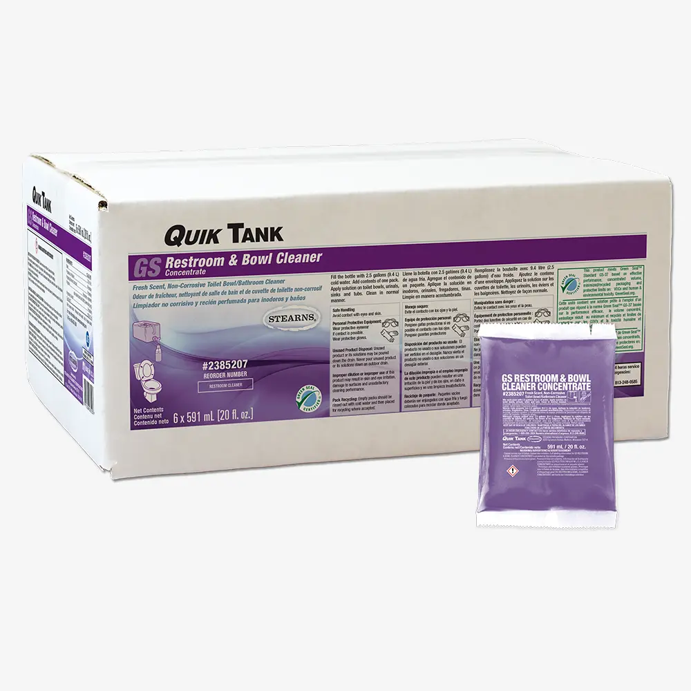Quik Tank® GS Restroom & Bowl Cleaner Concentrate