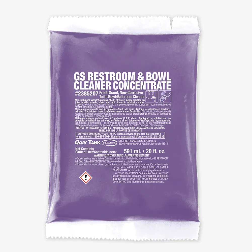 One Packs® GS Restroom & Bowl Cleaner Concentrate - Image 2
