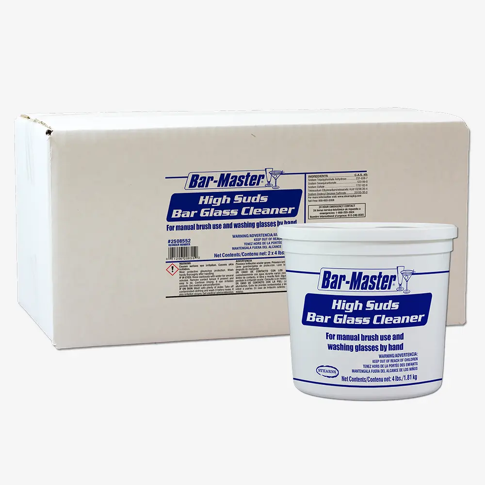 One Packs® Bar-Master® High Suds Bar Glass Cleaner - Image 3