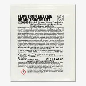 One Packs® Powdered Flowtron Enzyme Drain Treatment
