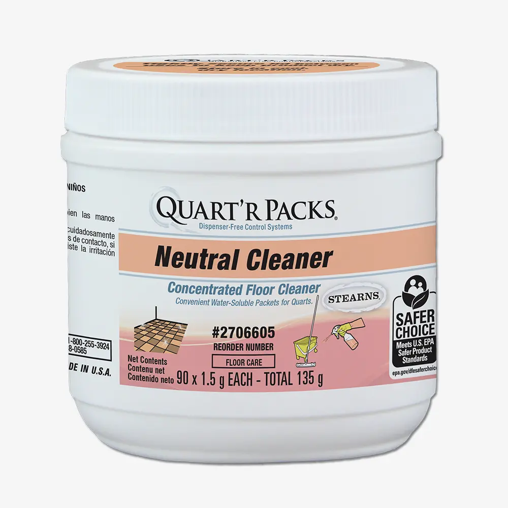 Quart'r Packs® Neutral Cleaner Concentrated Floor Cleaner - Image 3