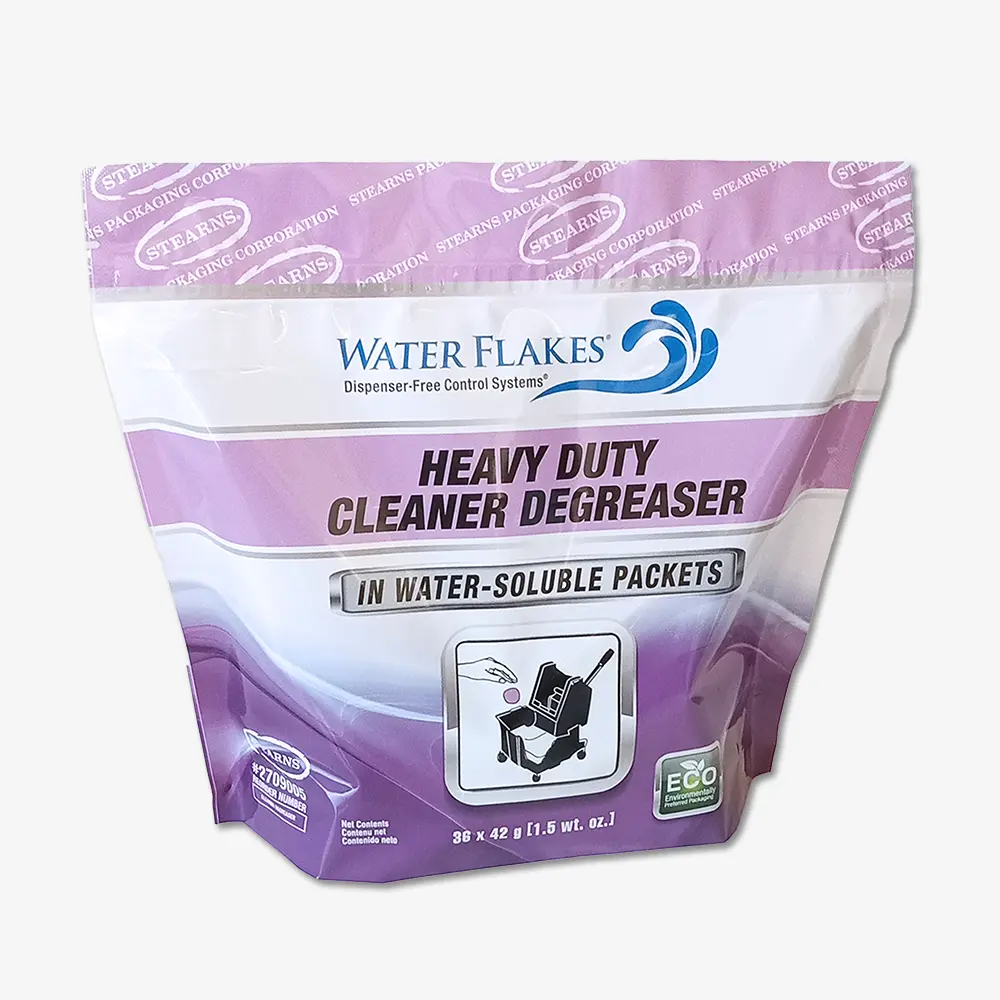Water Flakes® Heavy-Duty Cleaner Degreaser in water soluble packets