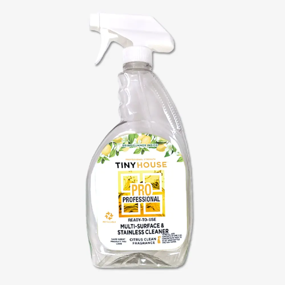 Tiny House® PRO Multi-Surface 32 oz. Spray Bottles
