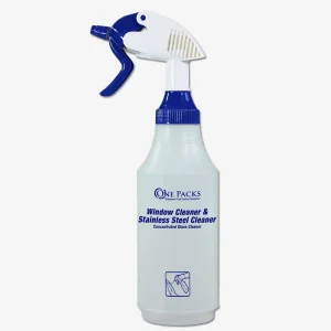 One Packs® Window Cleaner & Stainless-Steel Cleaner 32 oz. Spray Bottle