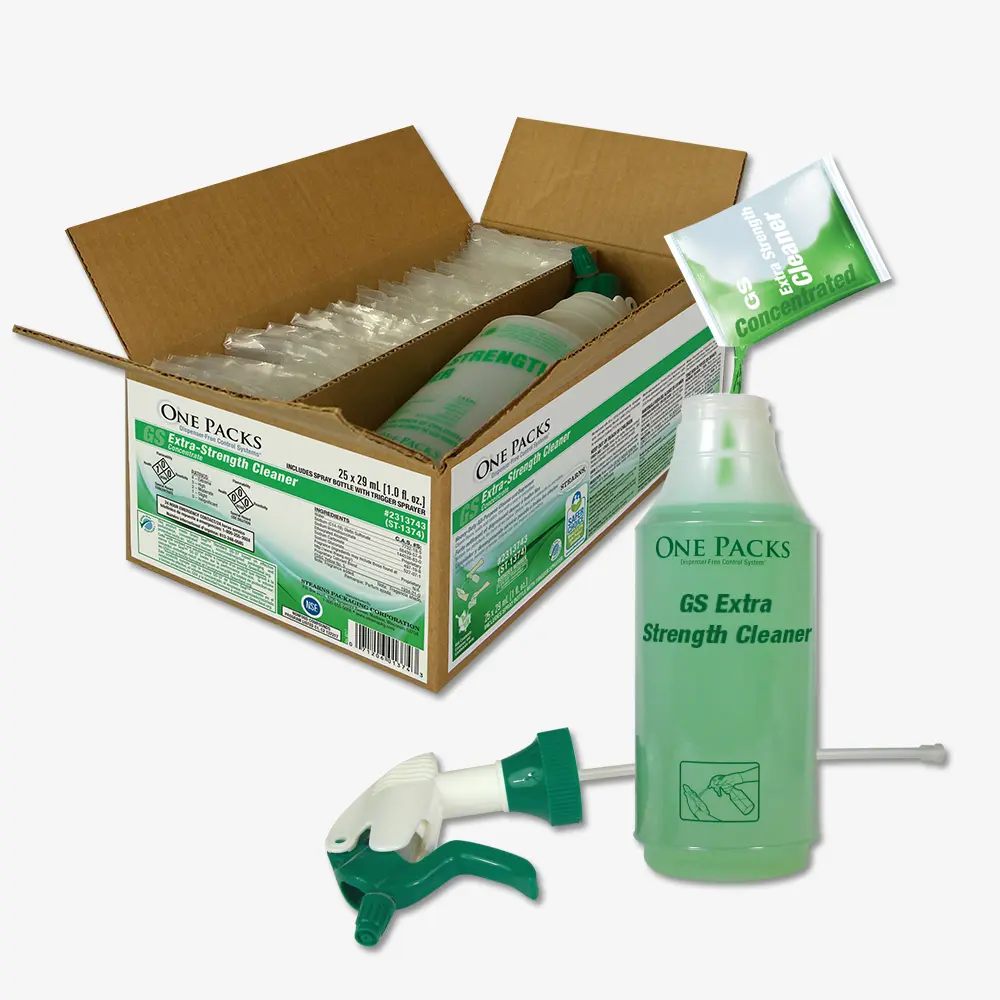 One Packs® GS Extra Strength Cleaner Concentrate Kit