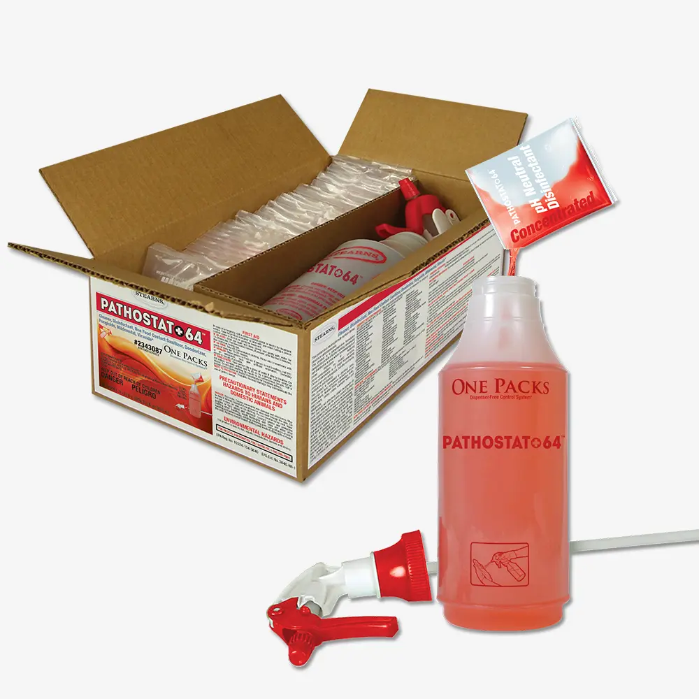 One Packs® Pathostat 64™ Disinfectant Cleaner Kit