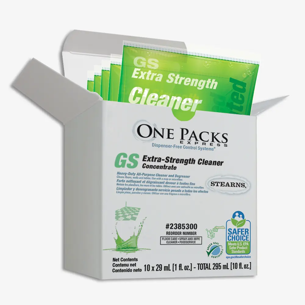 One Packs® Express GS Extra Strength Cleaner Concentrate - Image 3