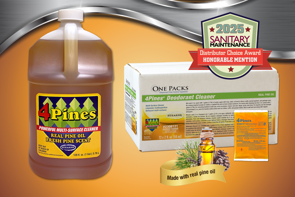 One Packs and Valley View 4 Pines Deodorant Cleaner made with real pine oil