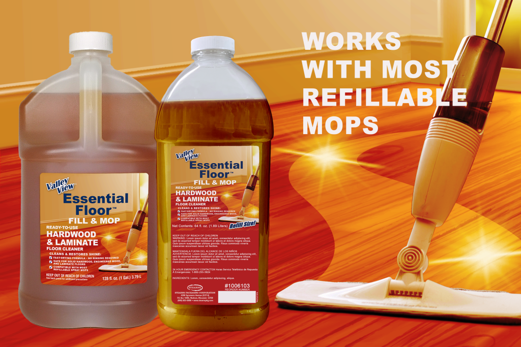 Valley View Essential Floor Fill and Mop Ready to use hardwood and laminate floor cleaner