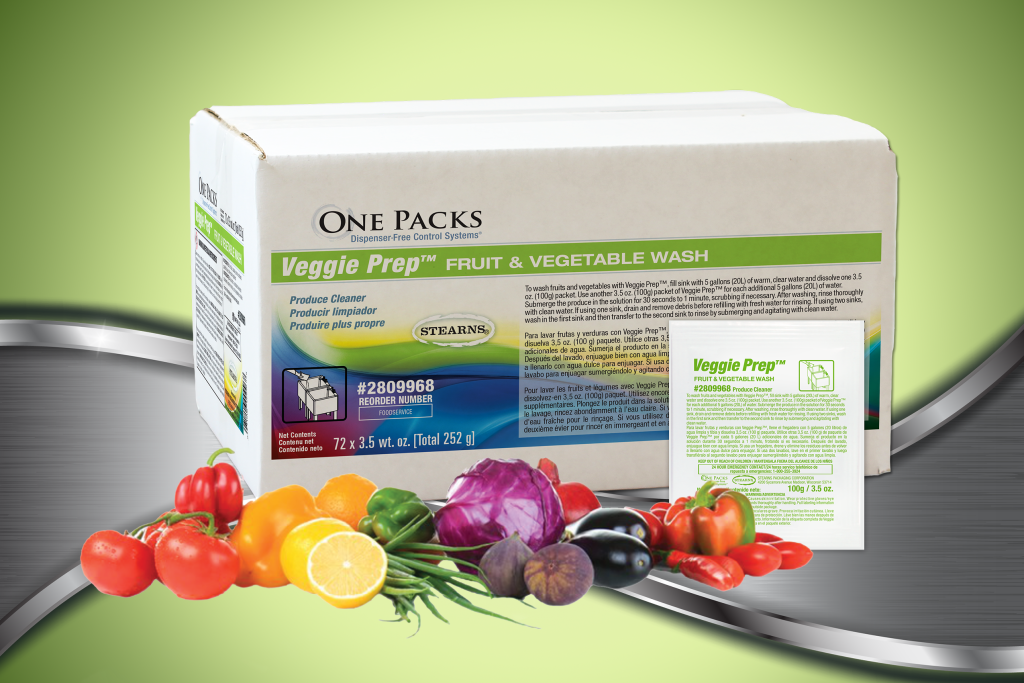 One Packs Veggie Prep Fruit and Vegetable Wash