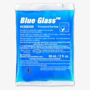 One Packs® Blue Glass™ Professional Dish Soap