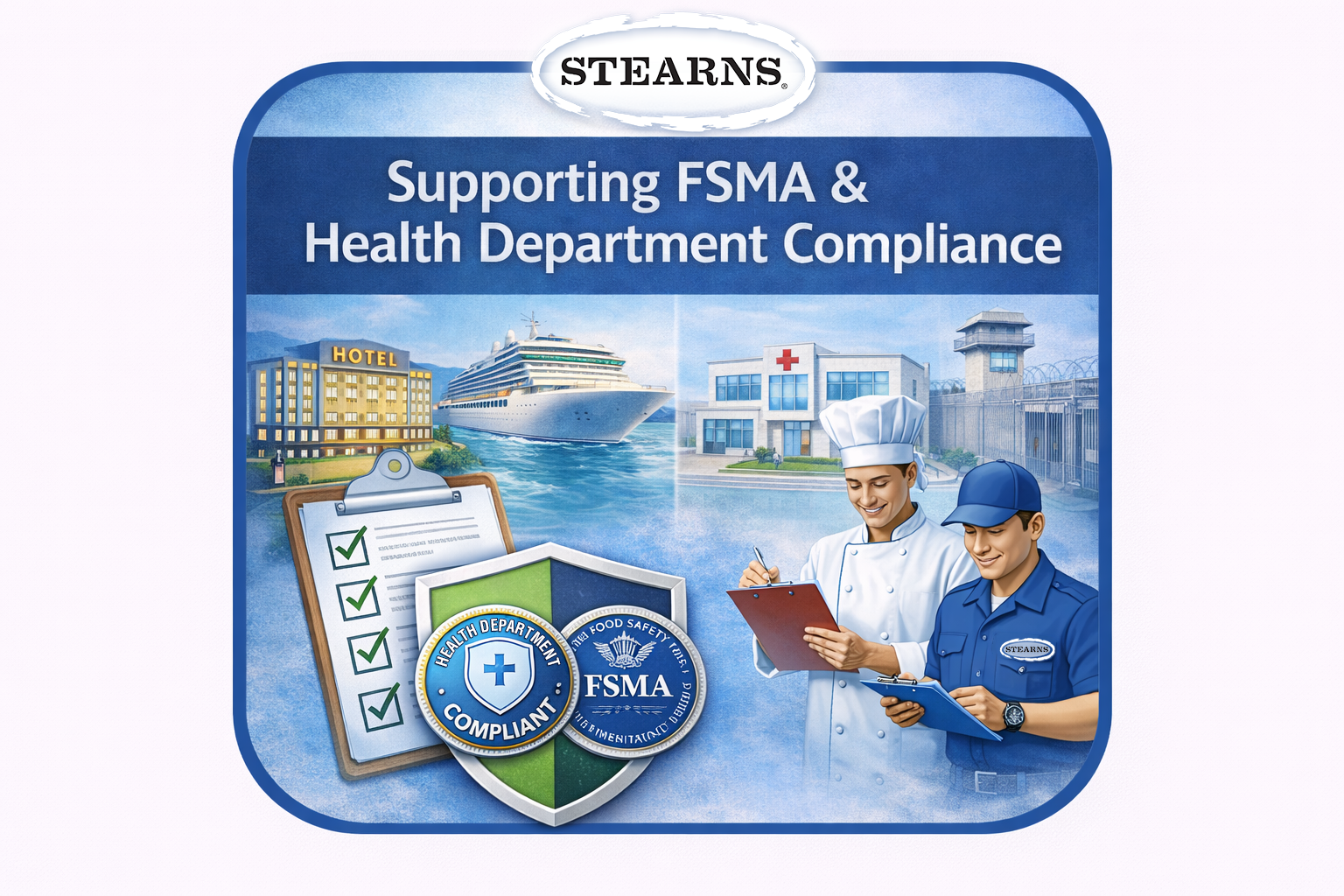 Supporting FSMA and health department compliance with documented food safety sanitation programs